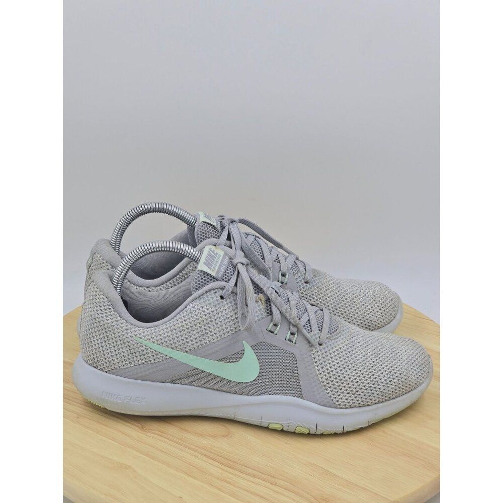 Nike Womens Flex Trainer 8 924339-003 Gray Running Shoes Size 9.5